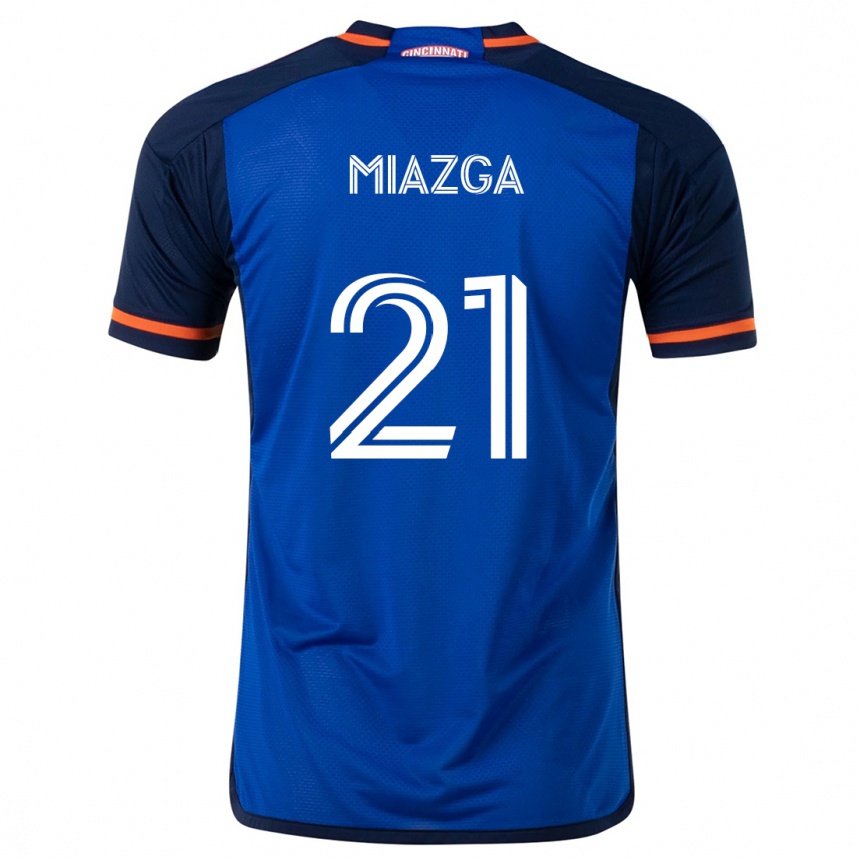 Kids Football Matt Miazga #21 Blue White Home Jersey 2024/25 T-Shirt Australia