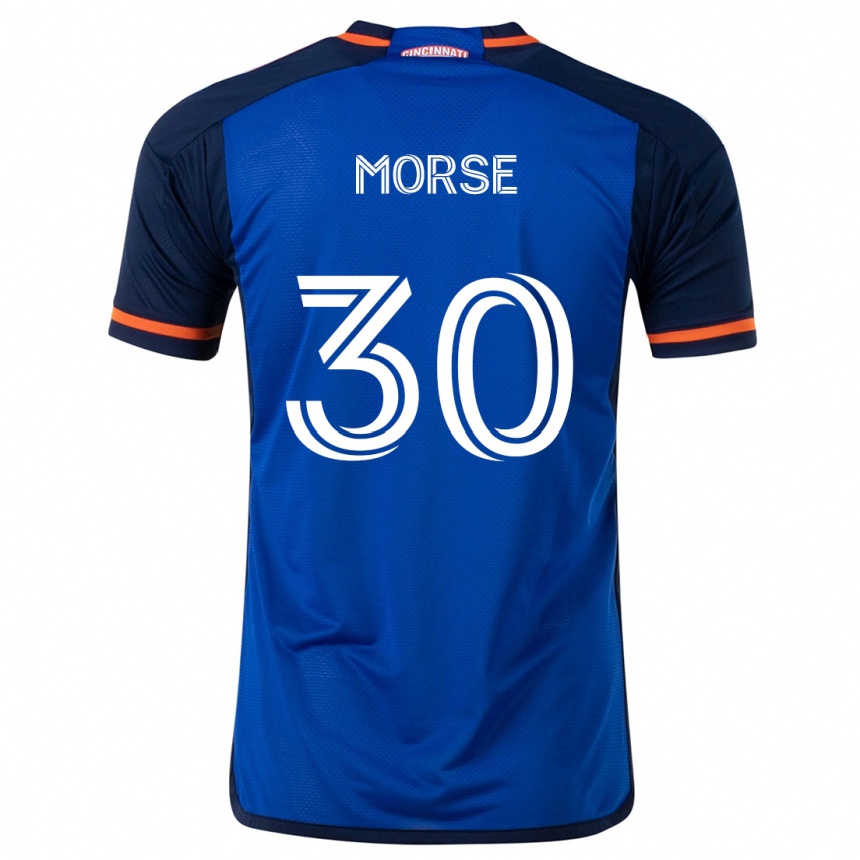 Kids Football Hunter Morse #30 Blue White Home Jersey 2024/25 T-Shirt Australia