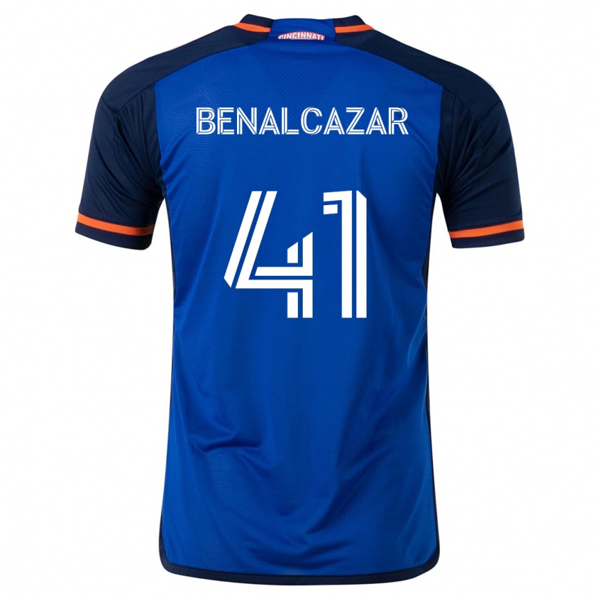 Kids Football Nico Benalcázar #41 Blue White Home Jersey 2024/25 T-Shirt Australia