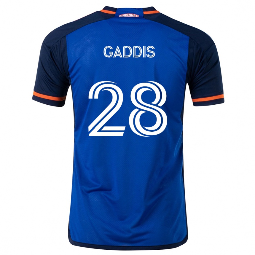 Kids Football Raymon Gaddis #28 Blue White Home Jersey 2024/25 T-Shirt Australia