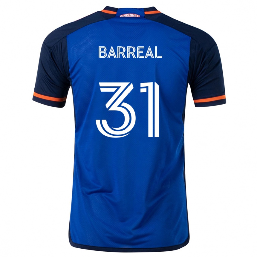 Kids Football Álvaro Barreal #31 Blue White Home Jersey 2024/25 T-Shirt Australia