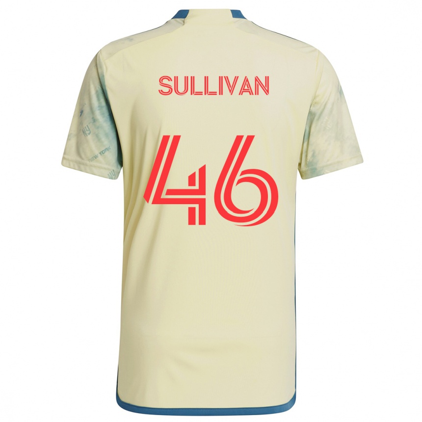 Kids Football Dylan Sullivan #46 Yellow Red Blue Home Jersey 2024/25 T-Shirt Australia