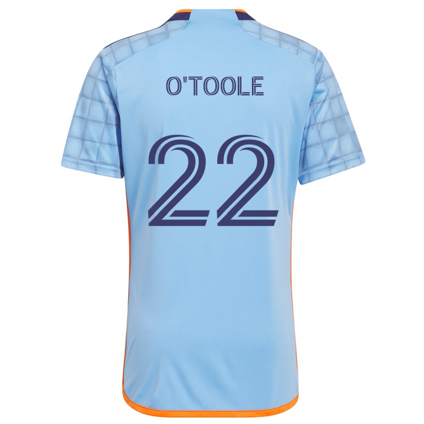 Kids Football Kevin O'toole #22 Blue Orange Home Jersey 2024/25 T-Shirt Australia