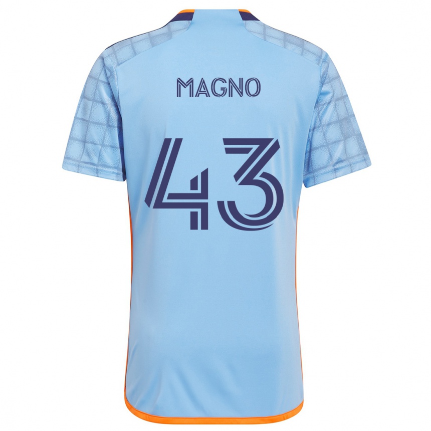 Kids Football Talles Magno #43 Blue Orange Home Jersey 2024/25 T-Shirt Australia