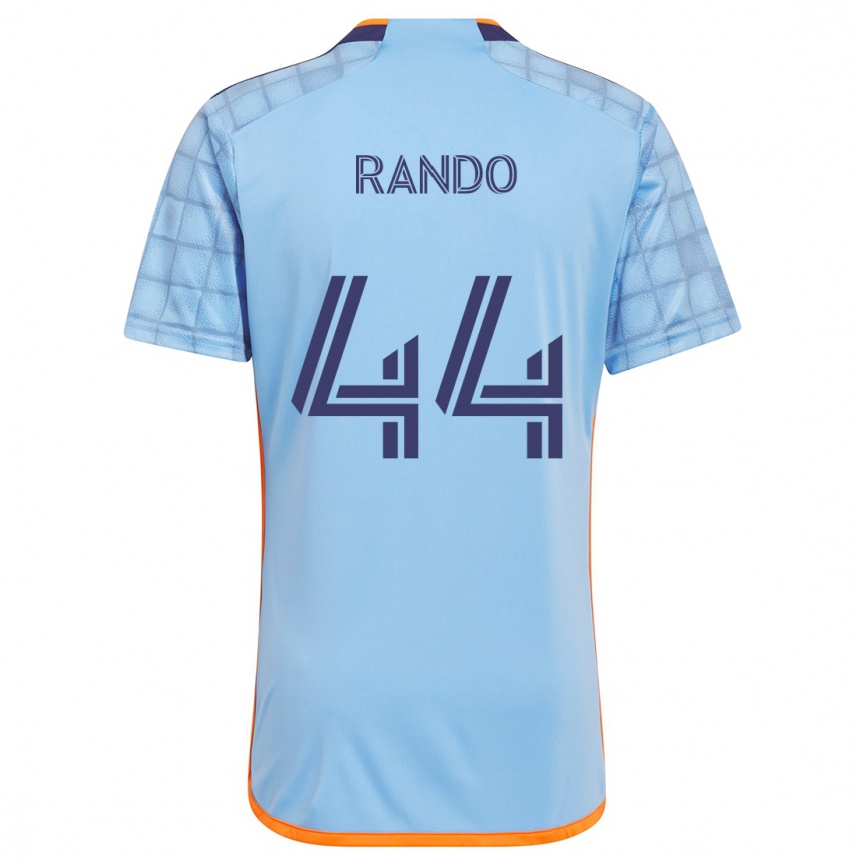 Kids Football Alex Rando #44 Blue Orange Home Jersey 2024/25 T-Shirt Australia