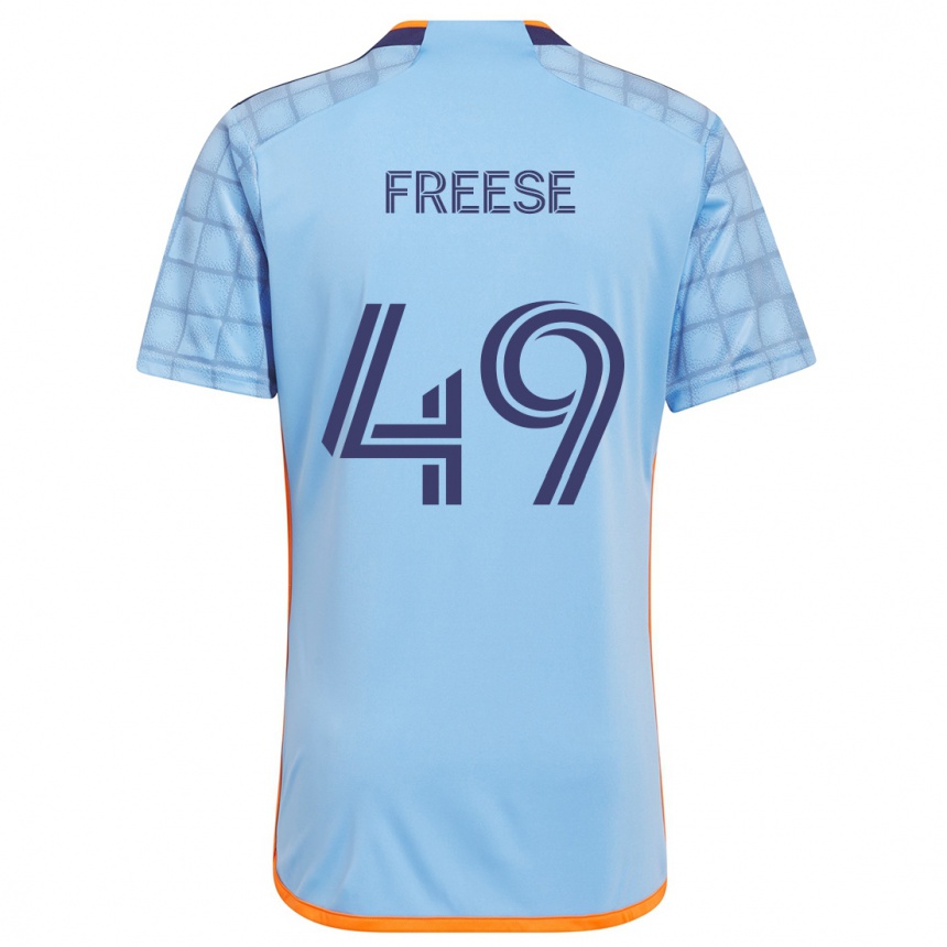 Kids Football Matt Freese #49 Blue Orange Home Jersey 2024/25 T-Shirt Australia