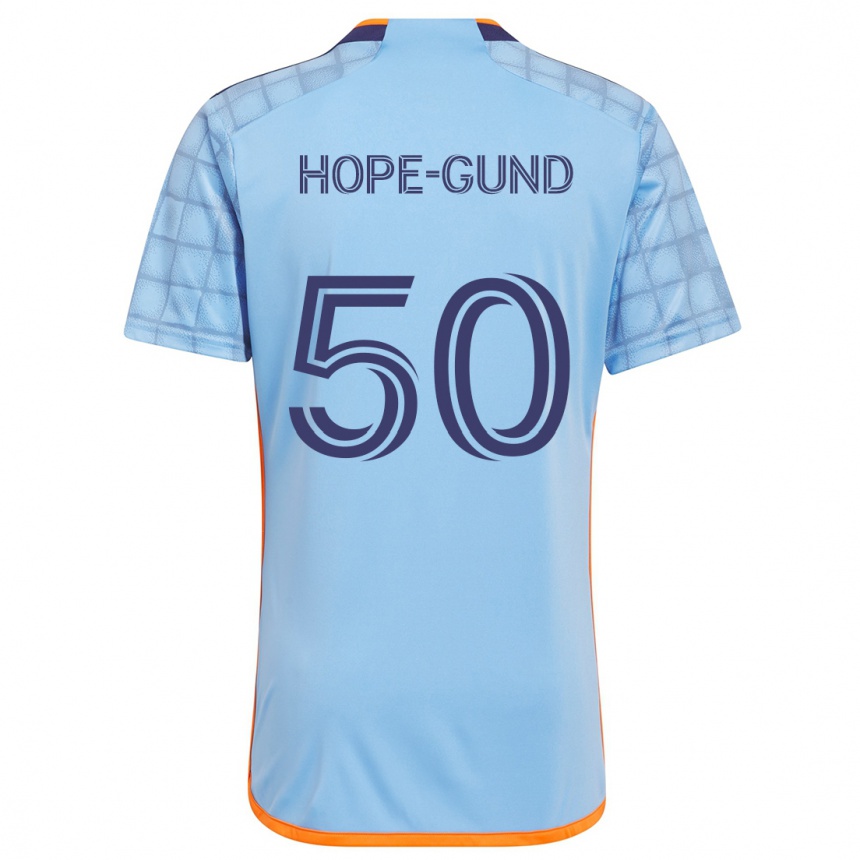 Kids Football Kofi Hope-Gund #50 Blue Orange Home Jersey 2024/25 T-Shirt Australia