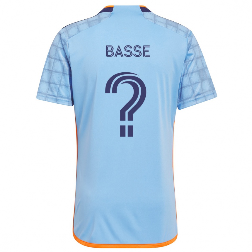 Kids Football Adam Basse #0 Blue Orange Home Jersey 2024/25 T-Shirt Australia