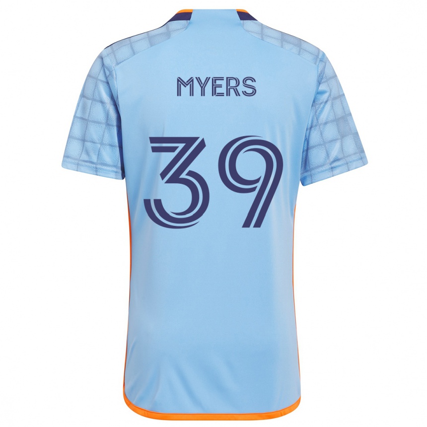 Kids Football Md Myers #39 Blue Orange Home Jersey 2024/25 T-Shirt Australia