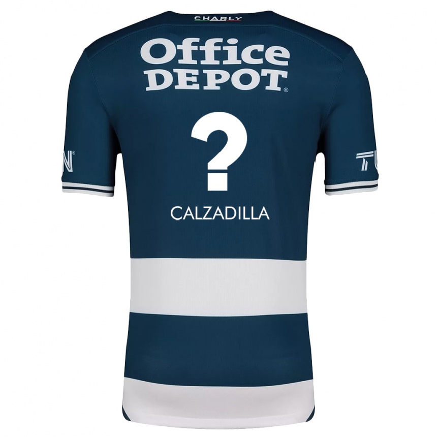 Kids Football Luis Calzadilla #0 Blue White Home Jersey 2024/25 T-Shirt Australia