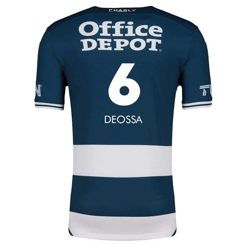 Kids Football Nelson Deossa #6 Blue White Home Jersey 2024/25 T-Shirt Australia