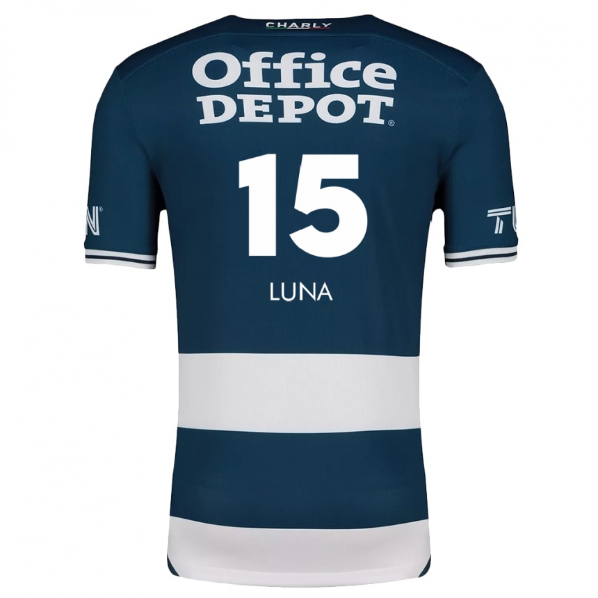 Kids Football Israel Luna #15 Blue White Home Jersey 2024/25 T-Shirt Australia