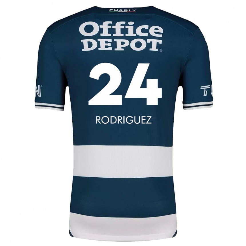 Kids Football Luis Rodriguez #24 Blue White Home Jersey 2024/25 T-Shirt Australia