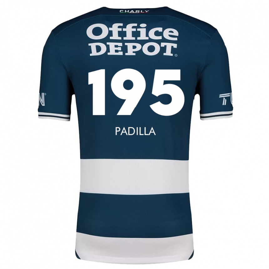 Kids Football Ángel Padilla #195 Blue White Home Jersey 2024/25 T-Shirt Australia