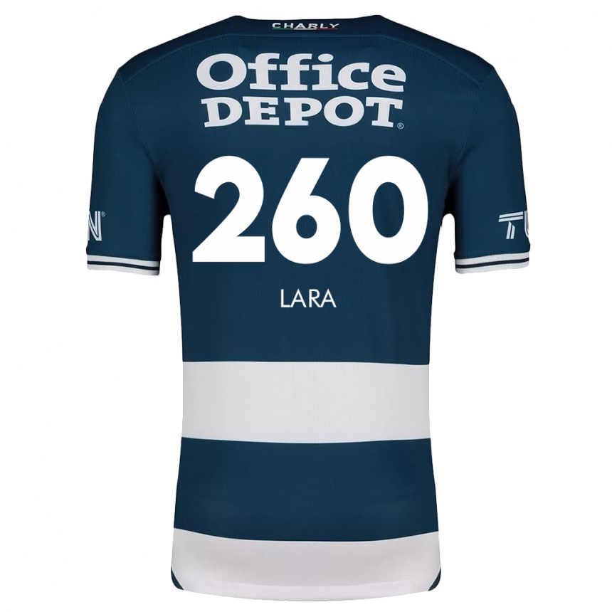 Kids Football Jesús Lara #260 Blue White Home Jersey 2024/25 T-Shirt Australia