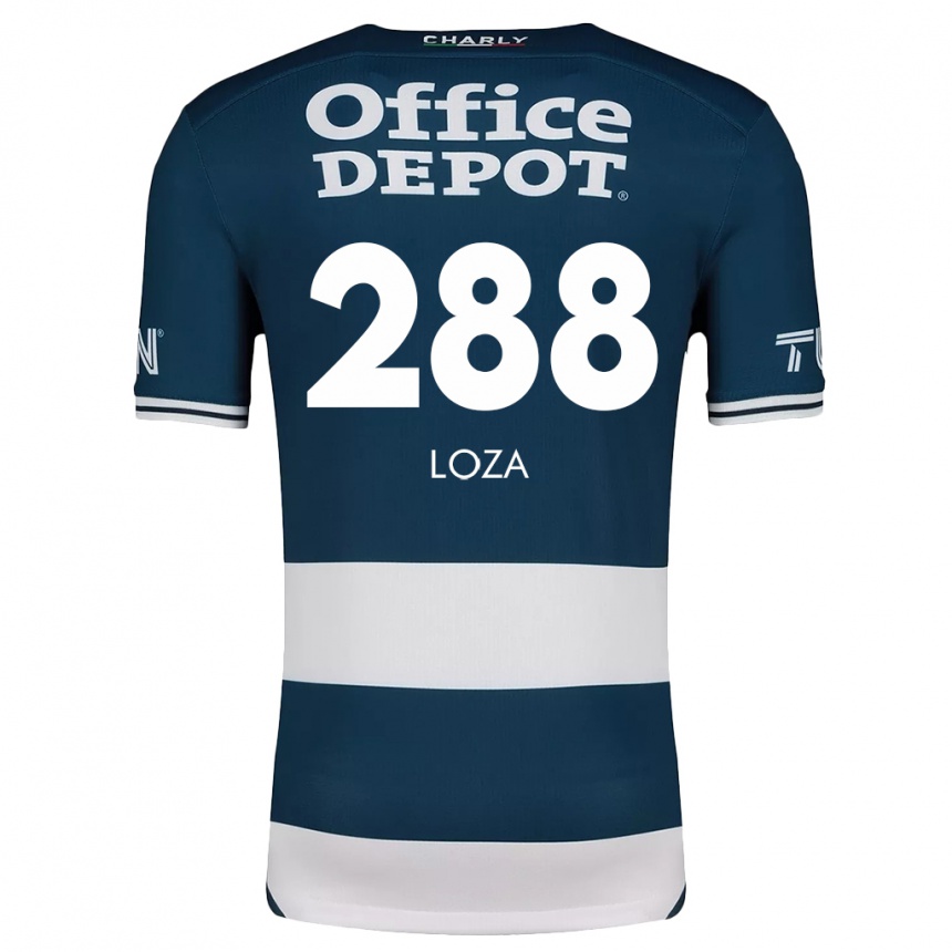 Kids Football Santino Loza #288 Blue White Home Jersey 2024/25 T-Shirt Australia