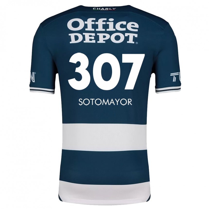 Kids Football Jacob Sotomayor #307 Blue White Home Jersey 2024/25 T-Shirt Australia