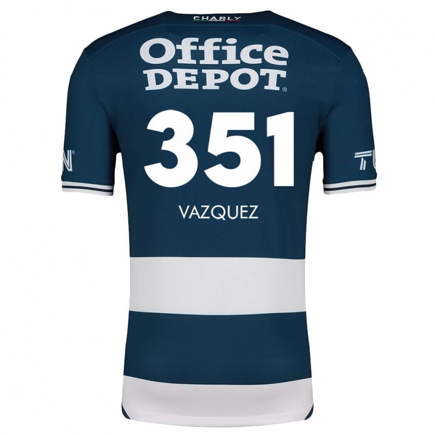 Kids Football Maximo Vázquez #351 Blue White Home Jersey 2024/25 T-Shirt Australia