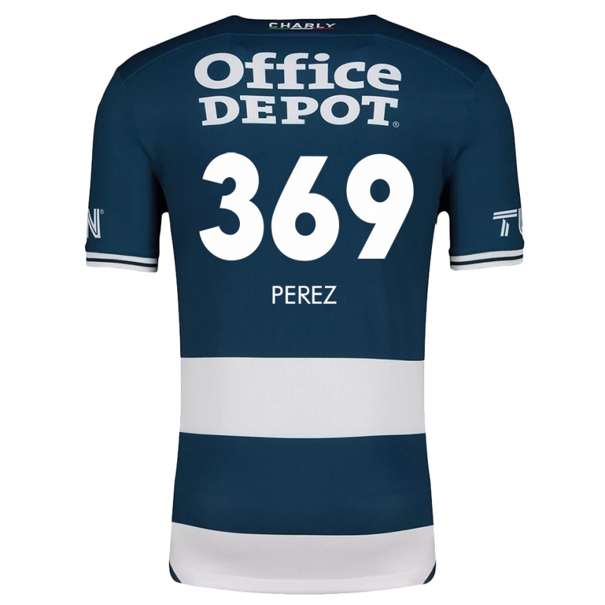 Kids Football Santiago Pérez #369 Blue White Home Jersey 2024/25 T-Shirt Australia