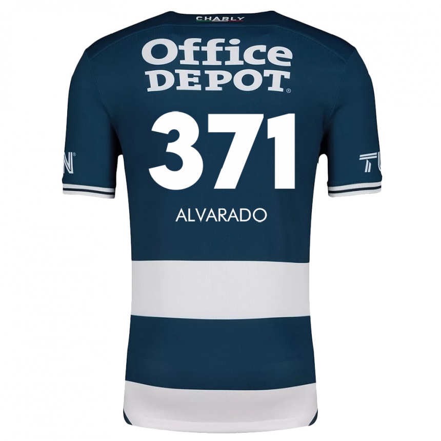 Kids Football Brandon Alvarado #371 Blue White Home Jersey 2024/25 T-Shirt Australia