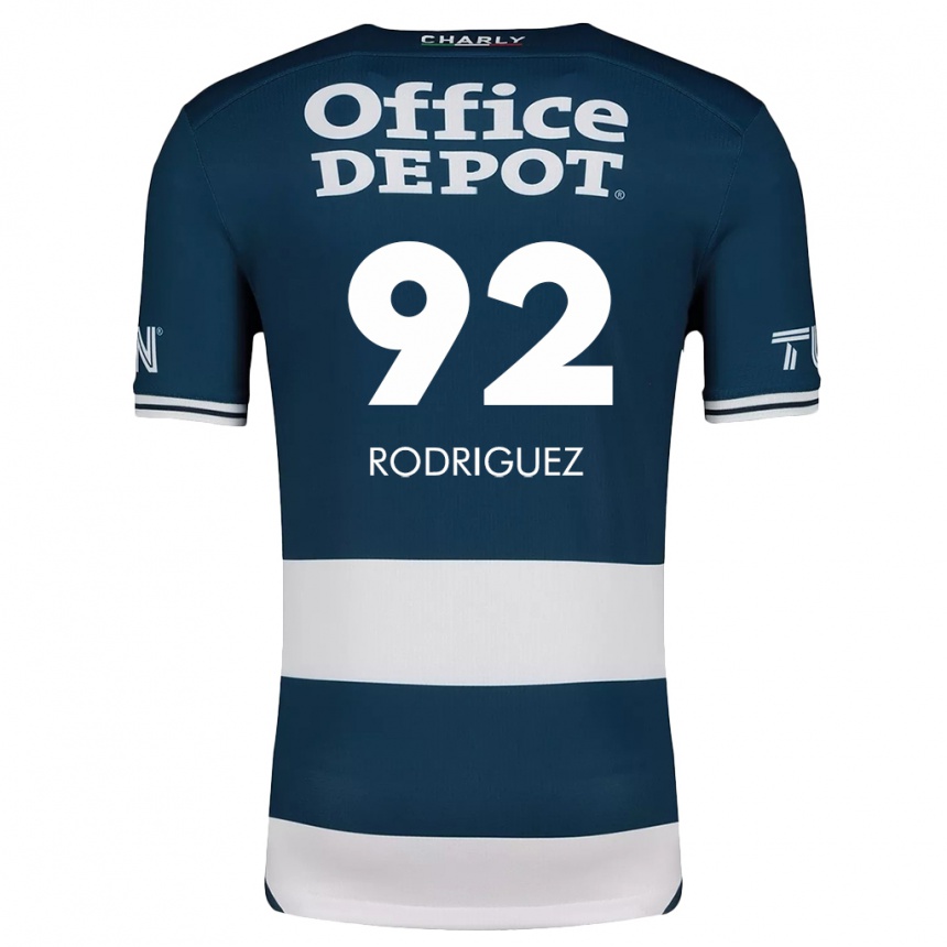 Kids Football Sergio Rodríguez #92 Blue White Home Jersey 2024/25 T-Shirt Australia