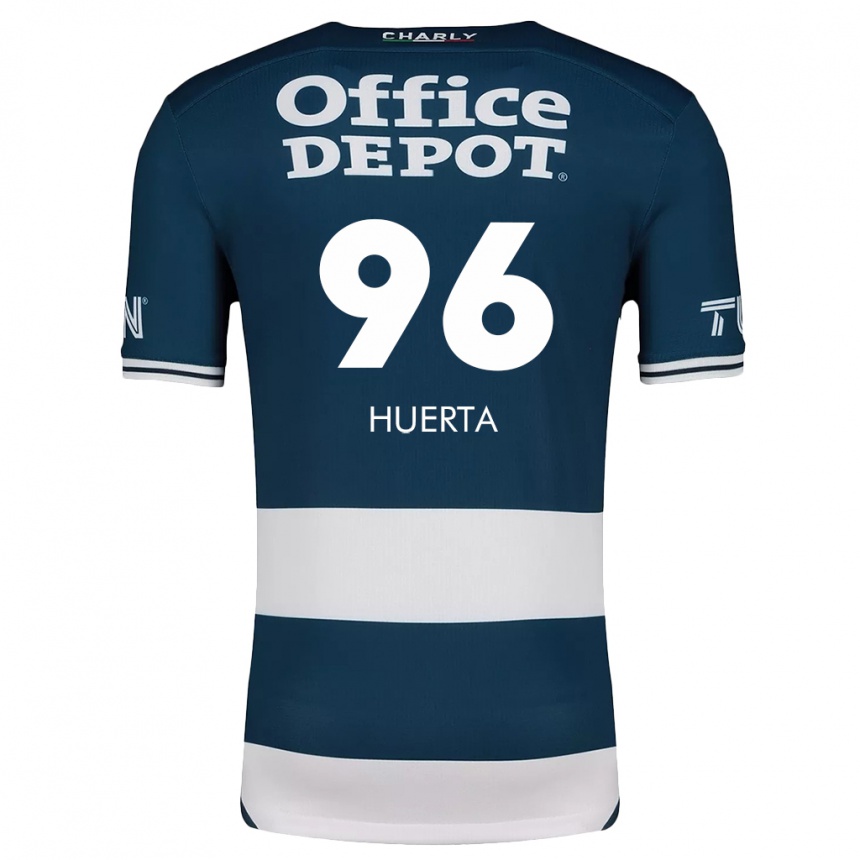 Kids Football Edwin Huerta #96 Blue White Home Jersey 2024/25 T-Shirt Australia