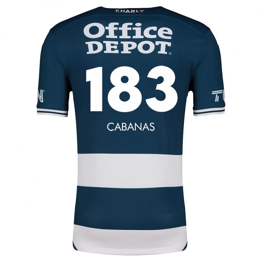 Kids Football Mauricio Cabañas #183 Blue White Home Jersey 2024/25 T-Shirt Australia