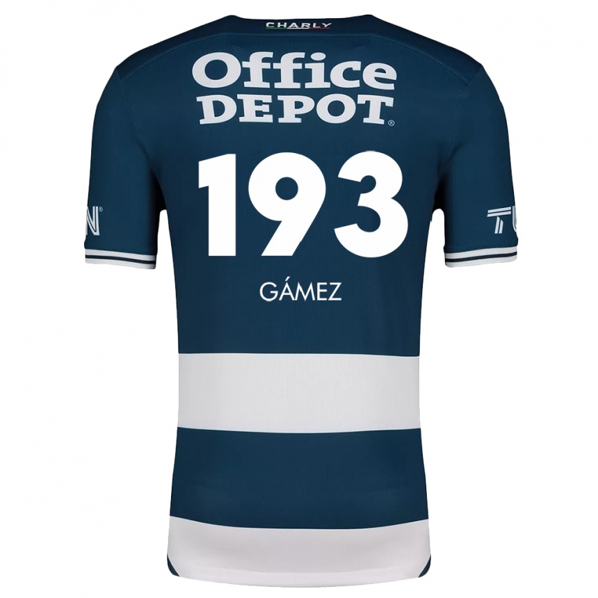 Kids Football Juan Gámez #193 Blue White Home Jersey 2024/25 T-Shirt Australia