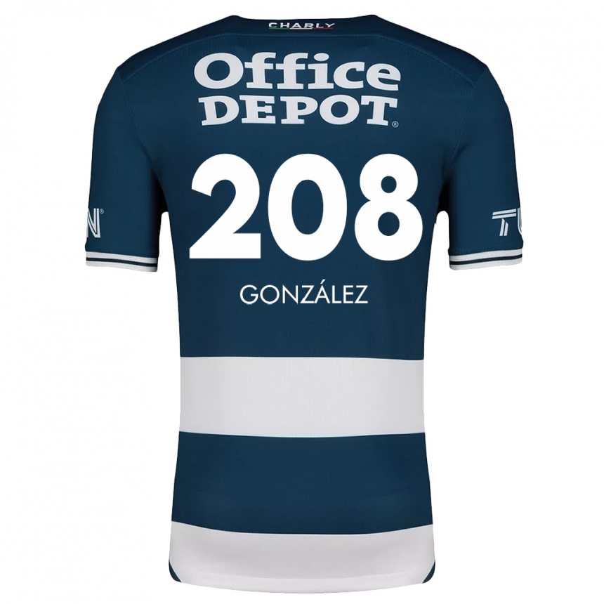 Kids Football Osvaldo González #208 Blue White Home Jersey 2024/25 T-Shirt Australia