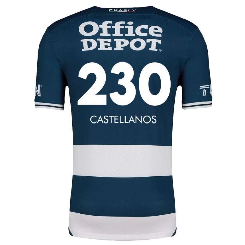 Kids Football Edson Castellanos #230 Blue White Home Jersey 2024/25 T-Shirt Australia