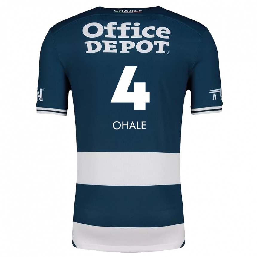 Kids Football Osinachi Ohale #4 Blue White Home Jersey 2024/25 T-Shirt Australia