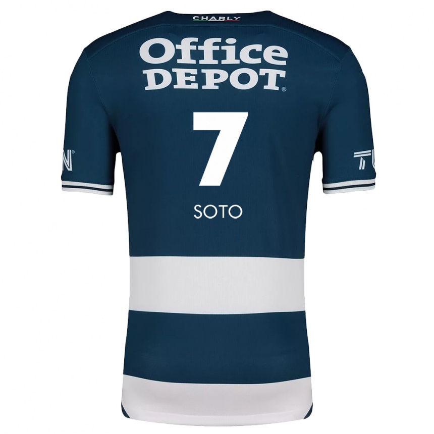 Kids Football Alice Soto #7 Blue White Home Jersey 2024/25 T-Shirt Australia