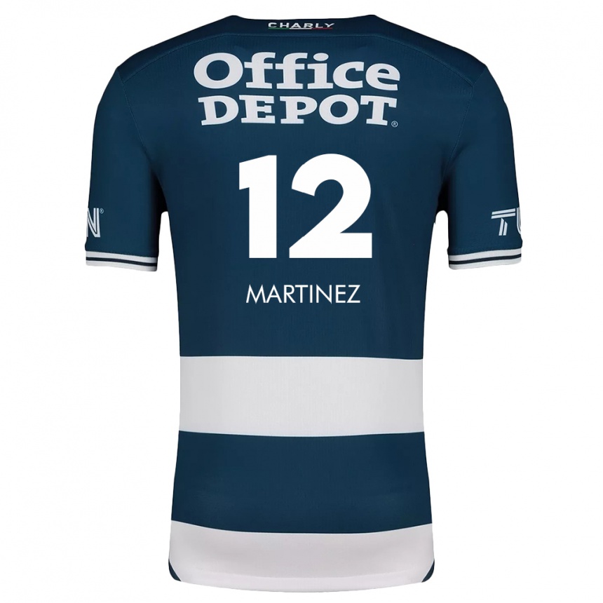 Kids Football Sofía Martínez #12 Blue White Home Jersey 2024/25 T-Shirt Australia