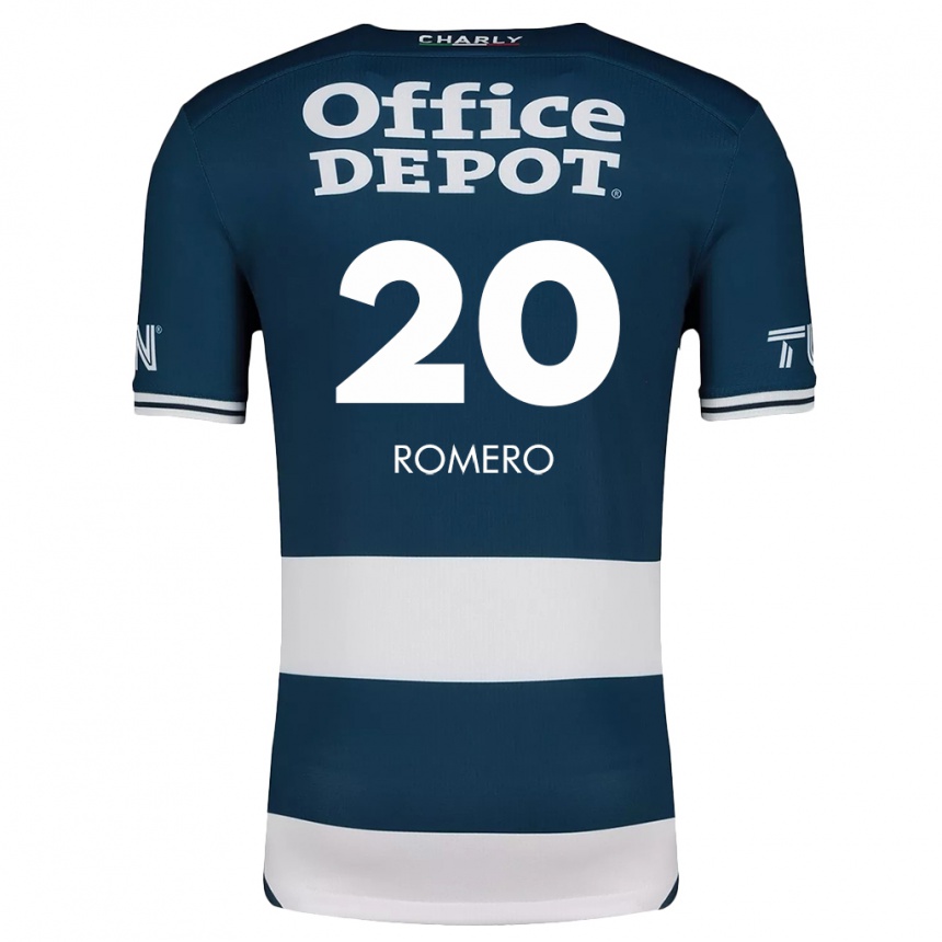 Kids Football Tamara Romero #20 Blue White Home Jersey 2024/25 T-Shirt Australia