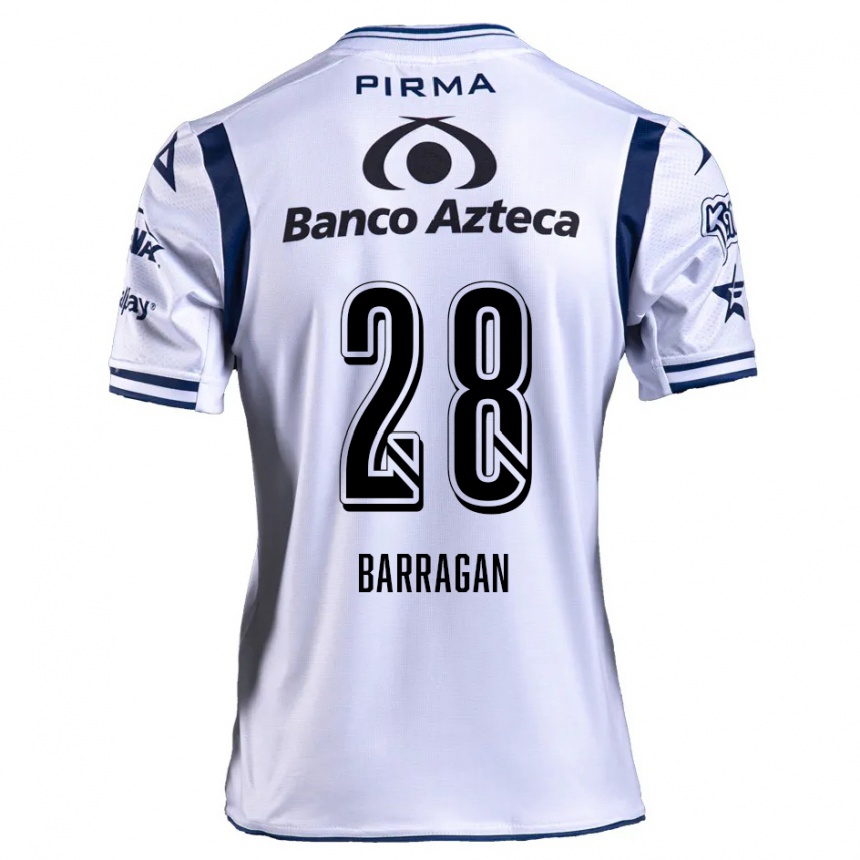 Kids Football Martín Barragán #28 White Navy Blue Home Jersey 2024/25 T-Shirt Australia