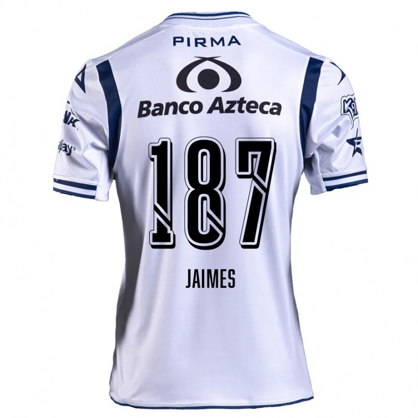 Kids Football Tristhan Jaimes #187 White Navy Blue Home Jersey 2024/25 T-Shirt Australia