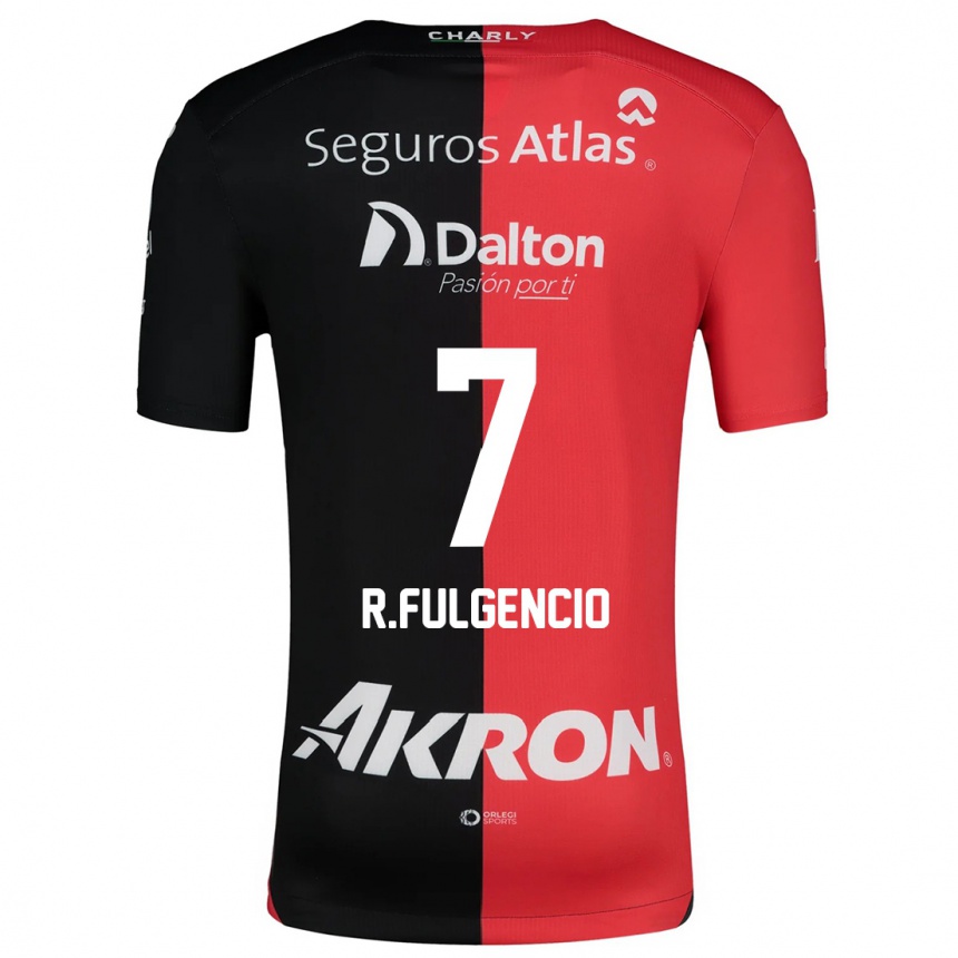 Kids Football Raymundo Fulgencio #7 Red Black Home Jersey 2024/25 T-Shirt Australia