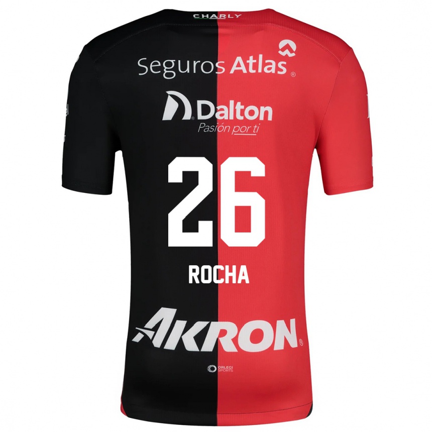 Kids Football Aldo Rocha #26 Red Black Home Jersey 2024/25 T-Shirt Australia