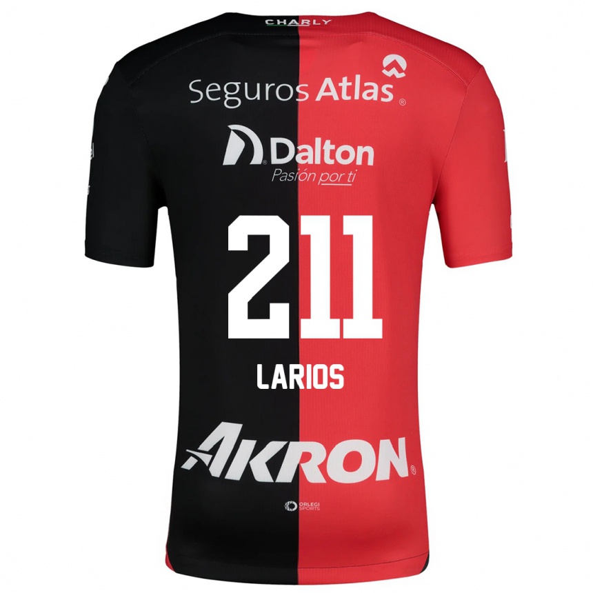 Kids Football Israel Larios #211 Red Black Home Jersey 2024/25 T-Shirt Australia