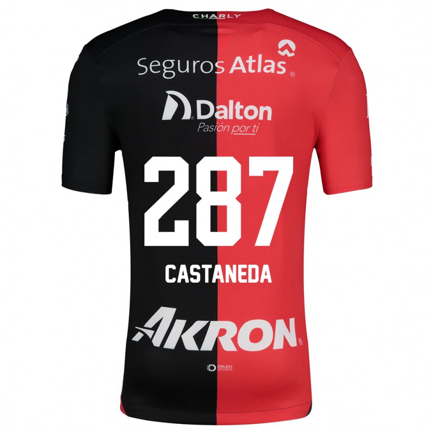 Kids Football Mariano Castañeda #287 Red Black Home Jersey 2024/25 T-Shirt Australia