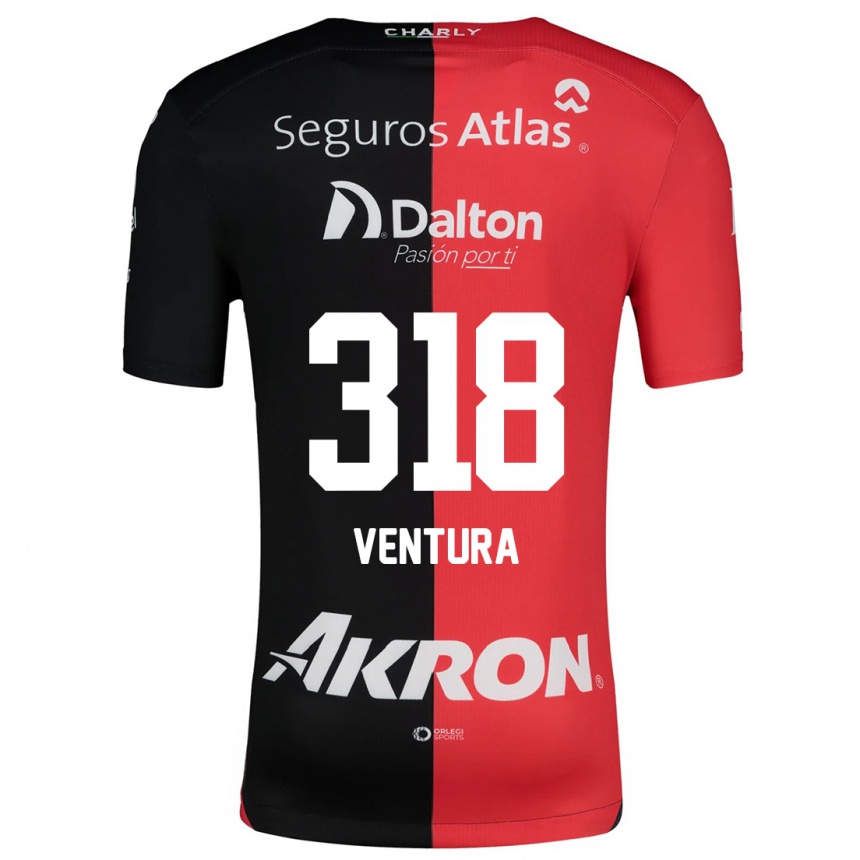 Kids Football Lissandro Ventura #318 Red Black Home Jersey 2024/25 T-Shirt Australia