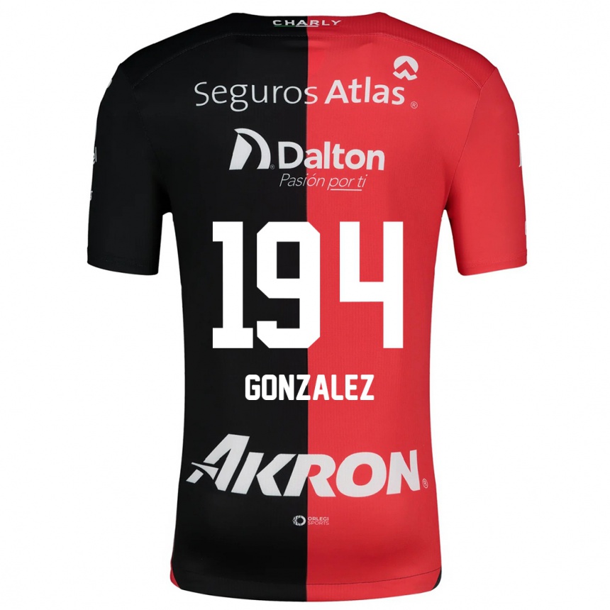 Kids Football Andrés González #194 Red Black Home Jersey 2024/25 T-Shirt Australia