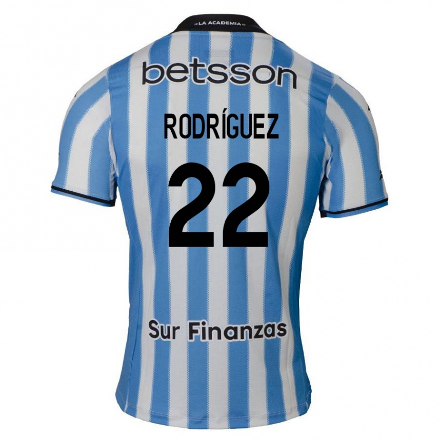 Kids Football Baltasar Rodríguez #22 Blue White Black Home Jersey 2024/25 T-Shirt Australia