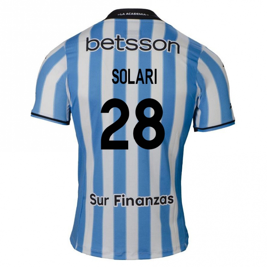 Kids Football Santiago Solari #28 Blue White Black Home Jersey 2024/25 T-Shirt Australia