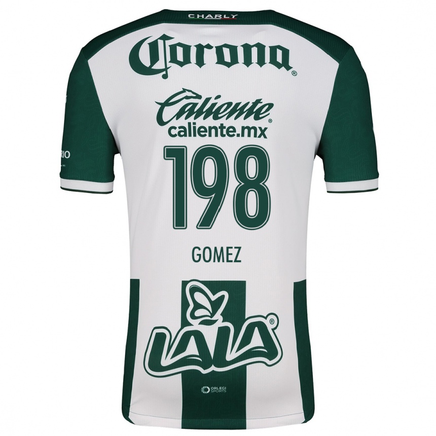 Kids Football Isaác Gómez #198 Green White Home Jersey 2024/25 T-Shirt Australia