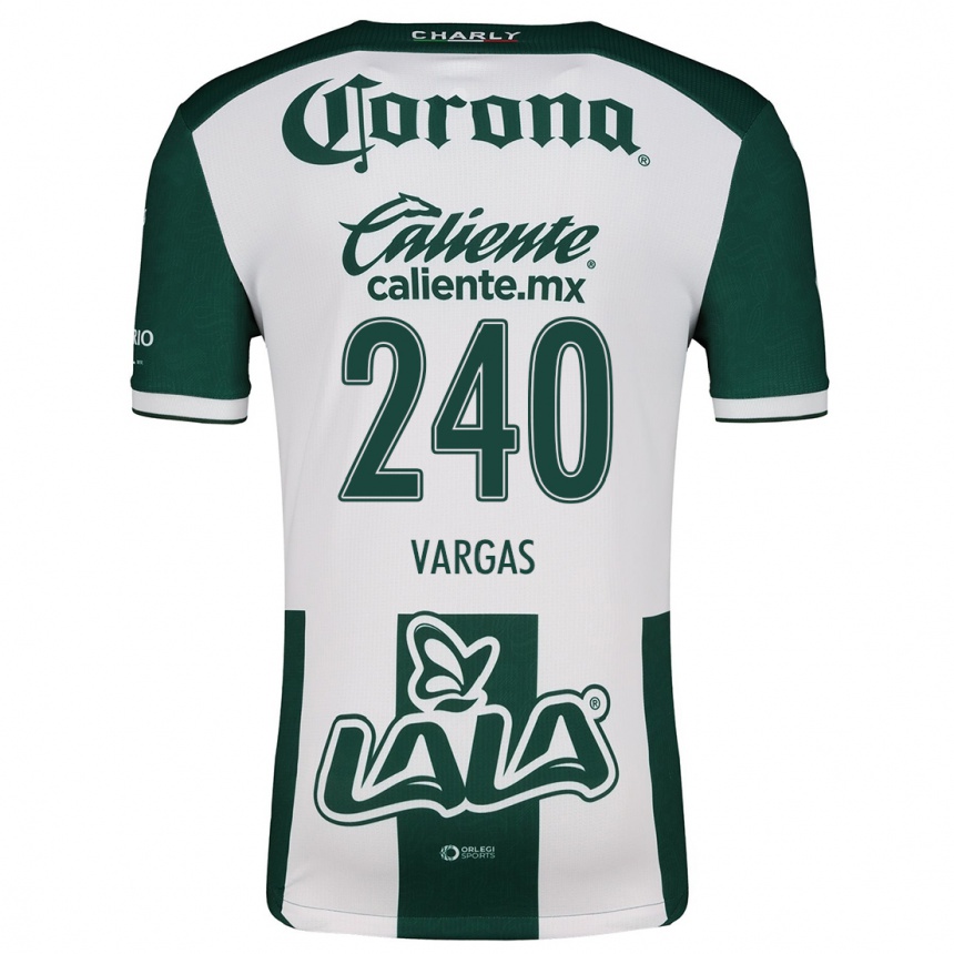 Kids Football Diego Vargas #240 Green White Home Jersey 2024/25 T-Shirt Australia