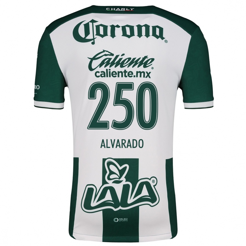 Kids Football Edwin Alvarado #250 Green White Home Jersey 2024/25 T-Shirt Australia