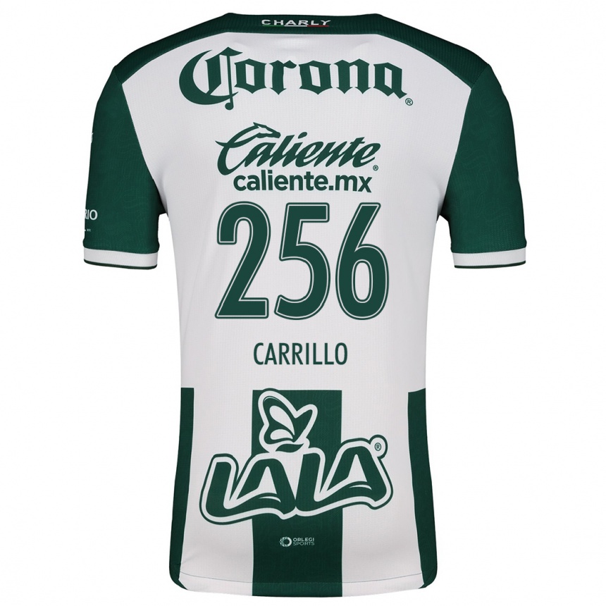 Kids Football Stéphano Carrillo #256 Green White Home Jersey 2024/25 T-Shirt Australia