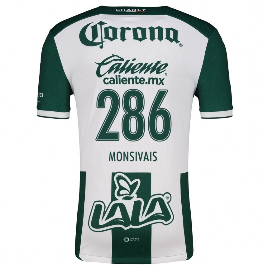 Kids Football Giovani Monsivais #286 Green White Home Jersey 2024/25 T-Shirt Australia