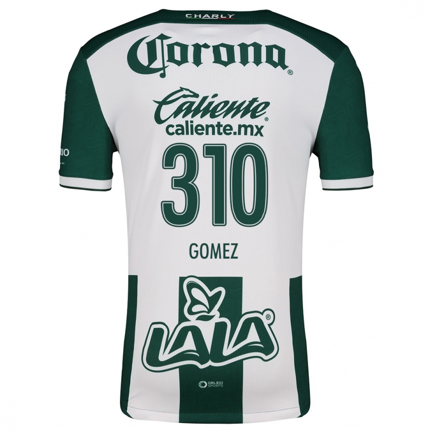 Kids Football Luis Gómez #310 Green White Home Jersey 2024/25 T-Shirt Australia